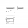 3948300H Раковина-мини GROHE Cube Ceramic 45 см, альпин-белый