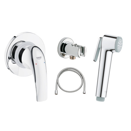 129185 *Гигиеналық душы бар жиынтық GROHE BauCurve, хром