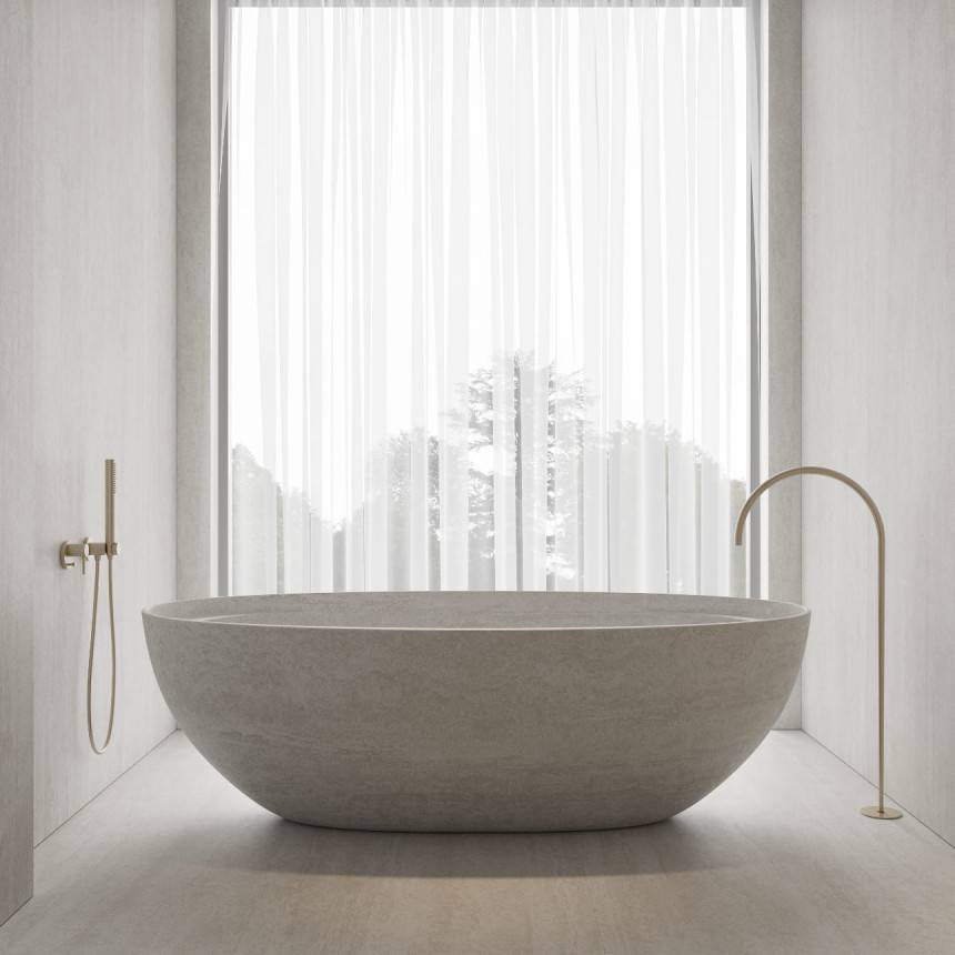 GREECE TRAVERTINO-WHITE 1000*3000*6 MATT