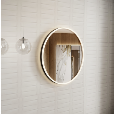 Зеркало с подсветкой Minotti Ronda Black