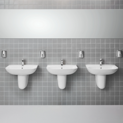 39426000 *Полупьедестал GROHE Bau Ceramic, альпин-белый