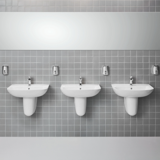 39426000 *Полупьедестал GROHE Bau Ceramic, альпин-белый