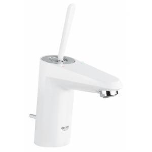 23425LS0 Смеситель для раковины GROHE Eurodisc Joy с донным клапаном, белая луна
