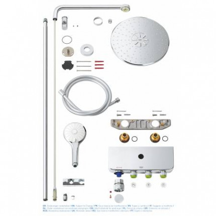 26507000 Душевая система GROHE Euphoria SmartControl 310 DUO с термостатом, хром