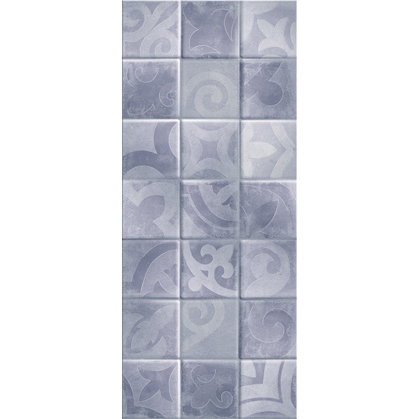 Folk blue wall 02 Плитка облицовочная  250*600
