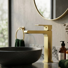 Смеситель для раковины Minotti Joy matt gold
