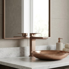 Смеситель для раковины Minotti Joy brushed bronze