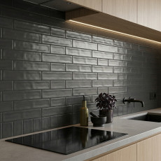 Керамическая плитка M75304H dark grey glossy