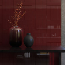 Керамическая плитка M75317Z wine red glossy