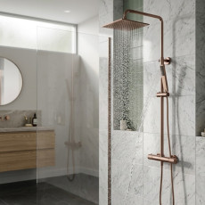 Душевая система c термостатом Minotti Style brushed bronze