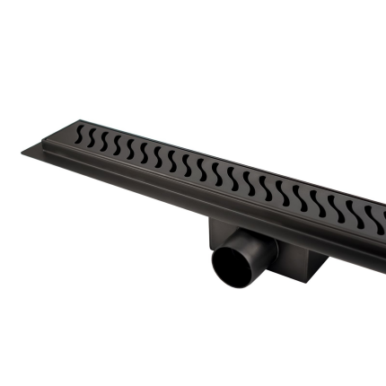 67102960 Душевой трап из нержавеющей стали SS304 боковой Asua armatur GRIT 600*70*67mm графит