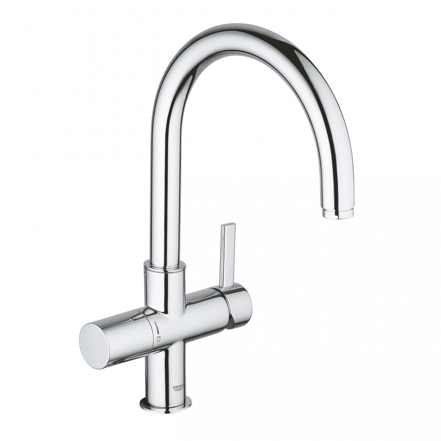 33251000 Смеситель для мойки GROHE Blue Pure с функцией фильтрации, хром