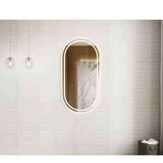 Зеркало Minotti Elegance Silver 600*1200 с подсветкой