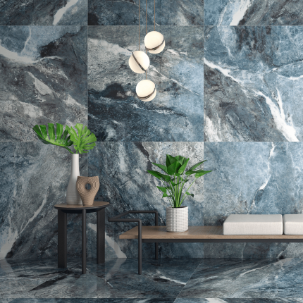 AMAZONA BLUE 600*1200 керамогранит полированный