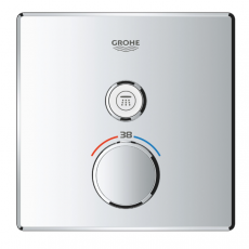 29123000 *Внешняя часть смесителя GROHE Grohtherm SmartControl на 1 выход, хром