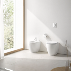 3957300H Унитаз напольный GROHE Essence Ceramic, приставной, альпин-белый