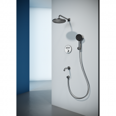 Душевая система скрытого монтажа Minotti Elegante Gun Metal