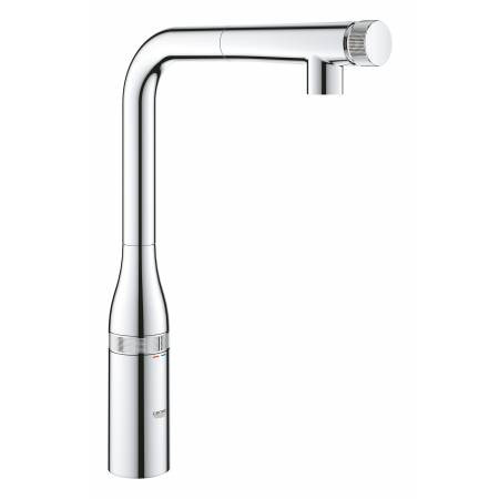 31615000 GROHE Essence SmartControl  Смеситель для кухни с выдвижным L-образным изливом, хром