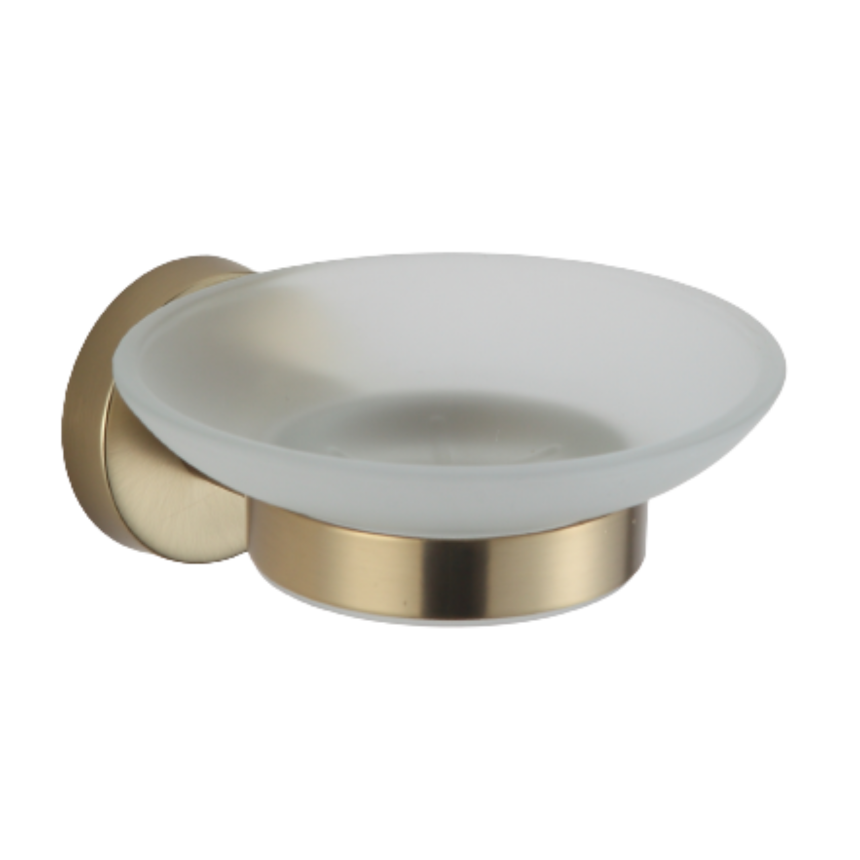 Мыльница стеклянная Minotti MattGold Classic