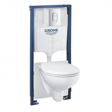 36500000 GROHE Rapid SL,5-1,Инсталляция с подвесным унитазом Bau Ceramic, панель Arena Cosmopolitan