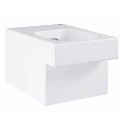 3924500H GROHE Cube Ceramic Унитаз подвесной, безободковая чаша, каскадный смыв,горизонтальный выпуск