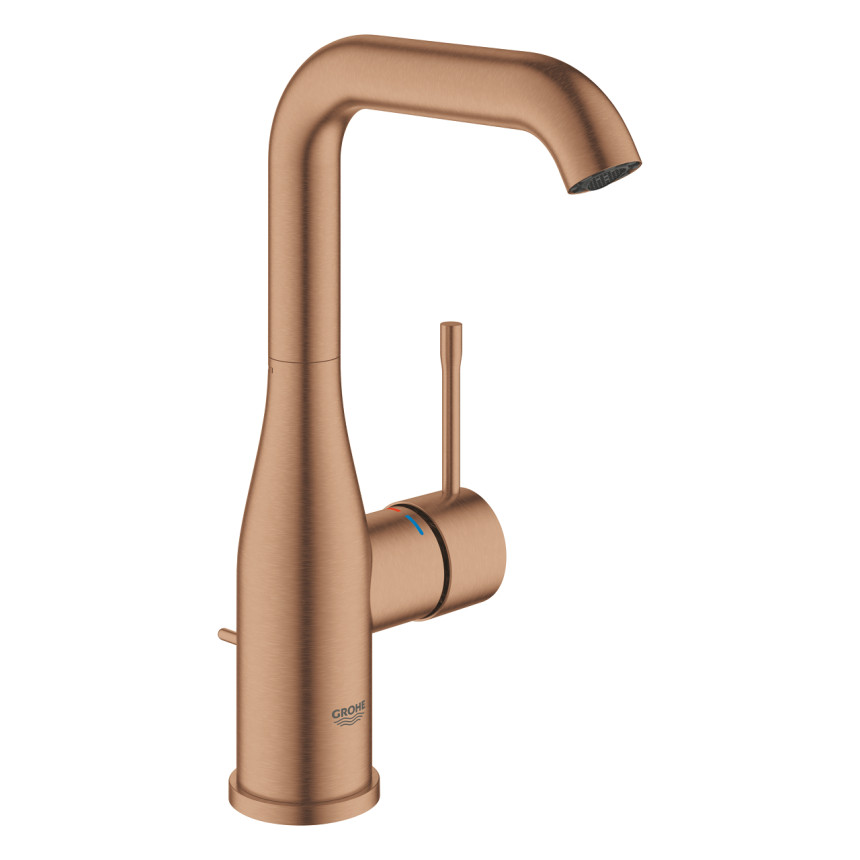 24174DL1 *Смеситель для раковины GROHE Essence с донным клапаном, L-Size, теплый закат матовый