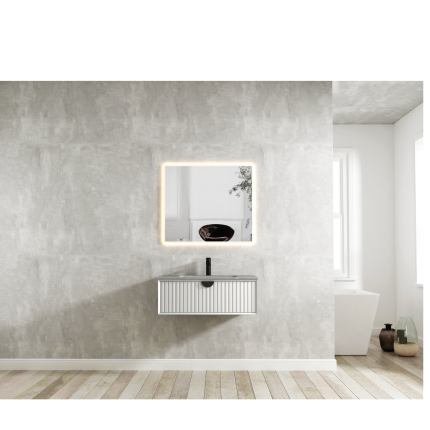 Тумба для ванной комнаты в комплекте с раковиной Minotti Diamond 80см