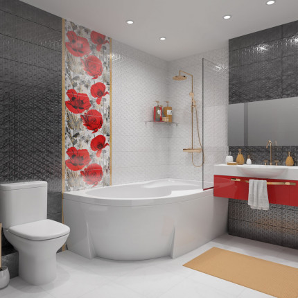 TWU11RUB707 Плитка облицовочная рельефная Rubi 200*600 РАСПРОДАЖА