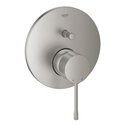 24167DC1 Внешняя часть смесителя для ванны GROHE Essence, 2 положения, суперсталь