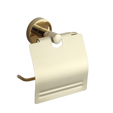 Бумагодержатель с крышкой LUSSO Gold Classic