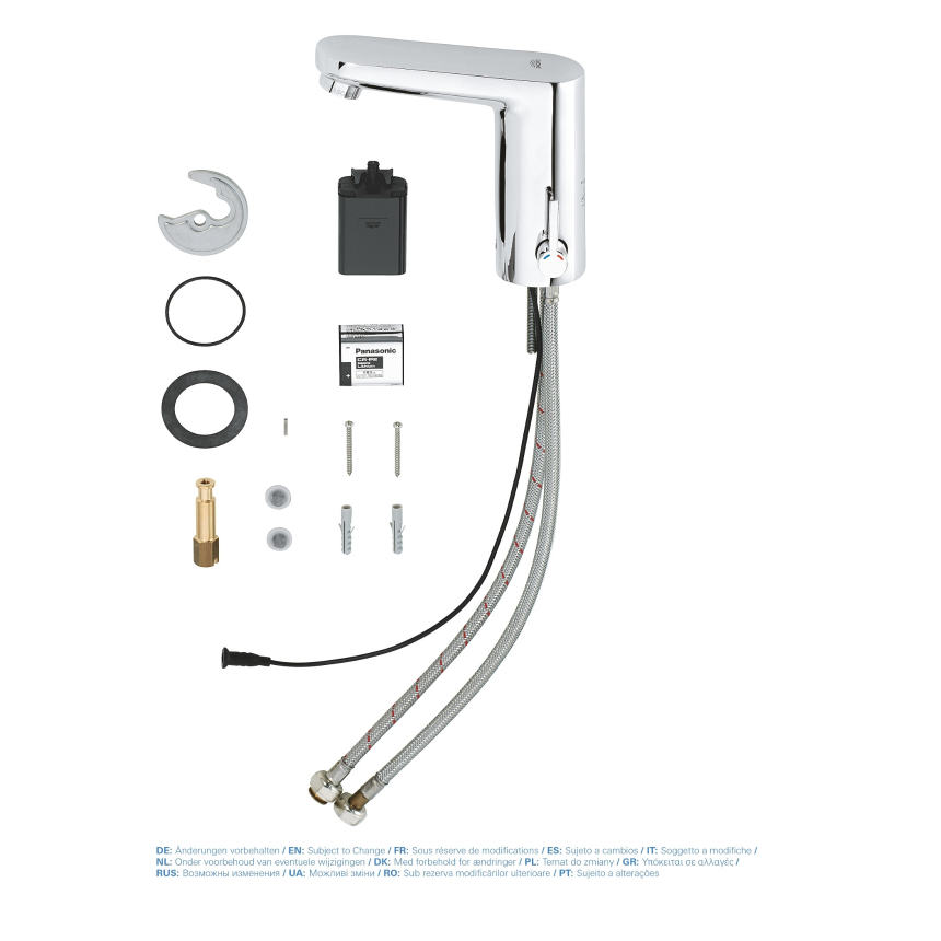 36327001 Смеситель для раковины инфракрасный GROHE Eurosmart Cosmopolitan E, хром