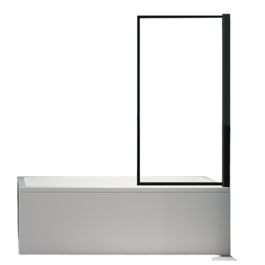 Шторка для ванны Minotti Vento  1000*1400 Black