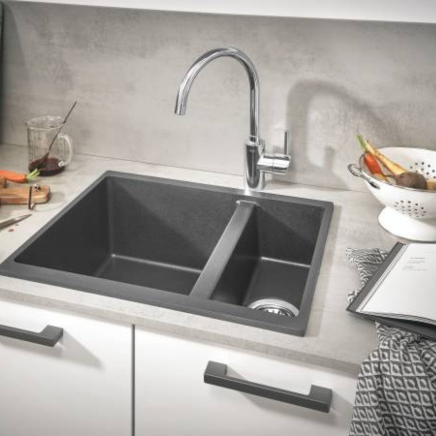 32661003 Смеситель для мойки GROHE Concetto New с высоким изливом, хром