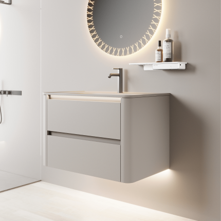 Тумба для ванной комнаты в комплекте с раковиной Minotti Base 80см