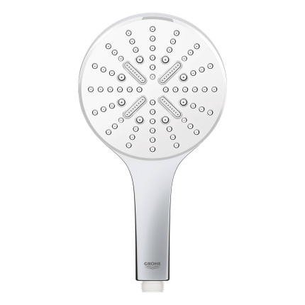 26574LS0 Ручной душ GROHE Rainshower SmartActive 130, 3 вида струй, белая луна