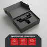 Смеситель для душа LUSSO Eco Cube Black с душевым шлангом и лейкой в комплекте