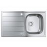 31552SD1 Мойка GROHE K200 45-S 86/50 1.0 с корзинчатым вентилем, нержавеющая сталь