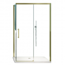 Душевое ограждение Minotti Classic 1200*900 Gold