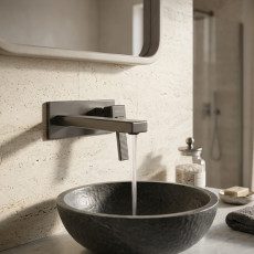 Смеситель для раковины скрытого монтажа Minotti Alto Gun Metal