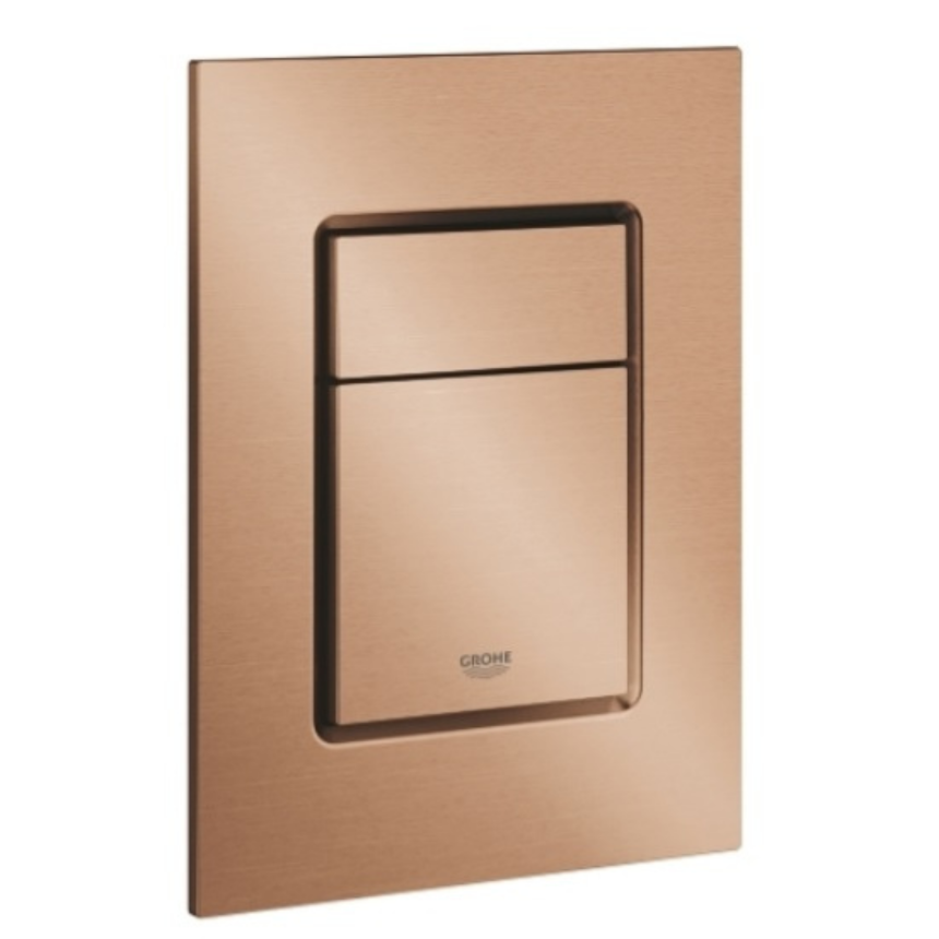 37535DL0 Панель смыва для унитаза GROHE Skate Cosmopolitan, размер S, теплый закат матовый