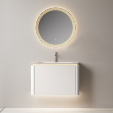 Тумба для ванной комнаты в комплекте с раковиной Minotti Bella 80см