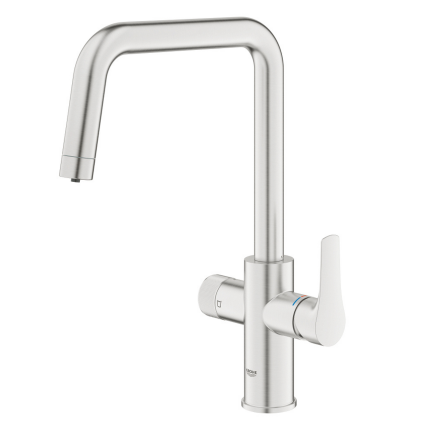 30583DC0 Смеситель для мойки GROHE Blue Pure Eurosmart, суперсталь