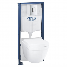 36501000 GROHE Rapid SL,5-1,Инсталляция с подвесным унитазом Euro ceramic, панель Arena Cosmopolitan