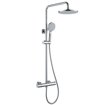 Душевая система с термостатом Minotti Unico Chrome