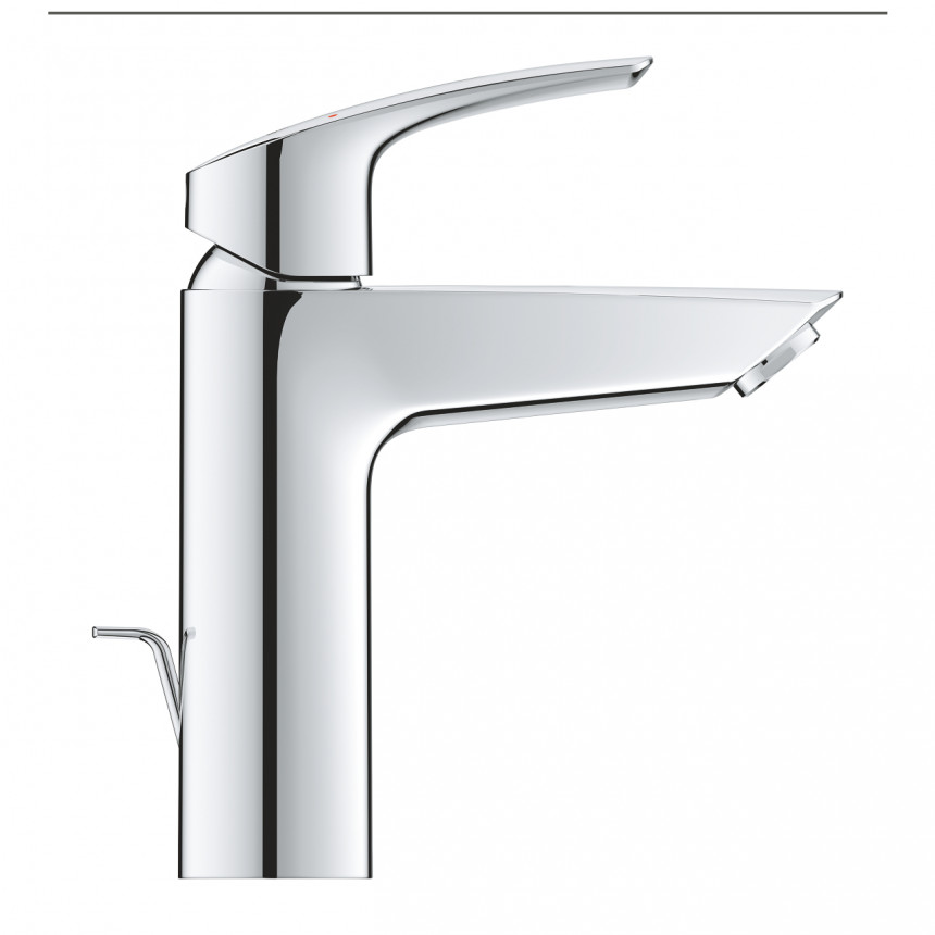 23322003 *Смеситель для раковины GROHE Eurosmart с донным клапаном, M-size, хром