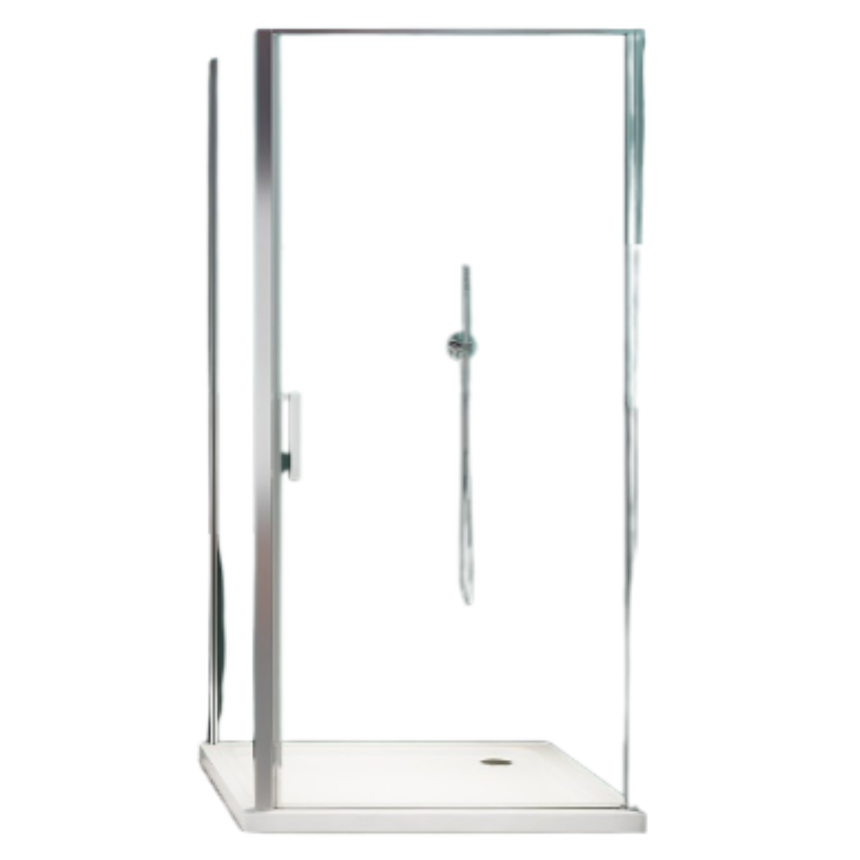 Душевое ограждение Minotti Latte 1000*1000 Сhrome