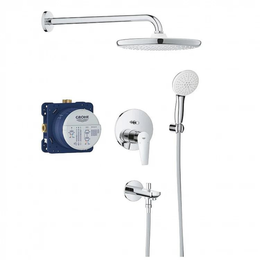 25291000 Набор для комплектации душа GROHE BauEdge 250, хром