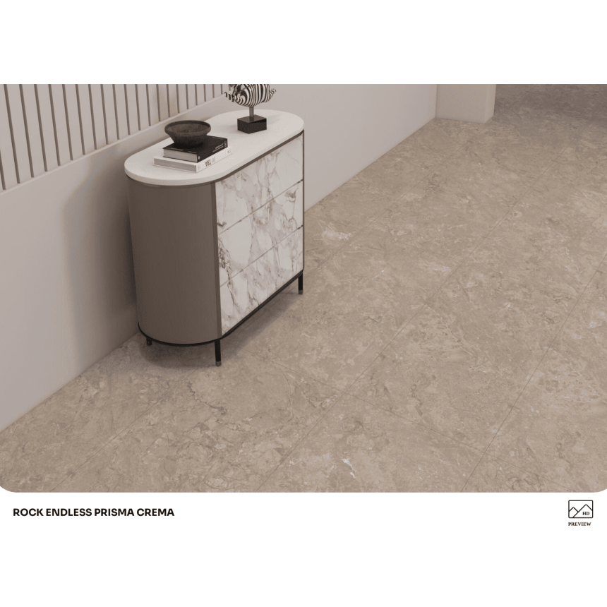 Керамогранит матовый ROCK ENDLESS PRISMA CREMA 600*1200