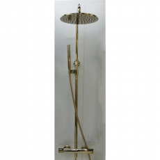 Душевая система с термостатом Minotti Unico Champagne Gold