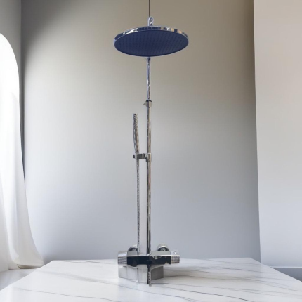 Душевая система с термостатом Minotti Alto Chrome